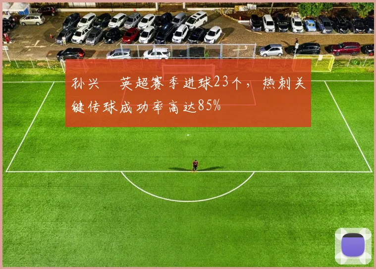 孙兴慜英超赛季进球23个，热刺关键传球成功率高达85%